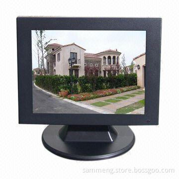 10.4-inch LCD CCTV Monitor, Supports 800 x 600 Pixels Resolution and 24 Hours Working